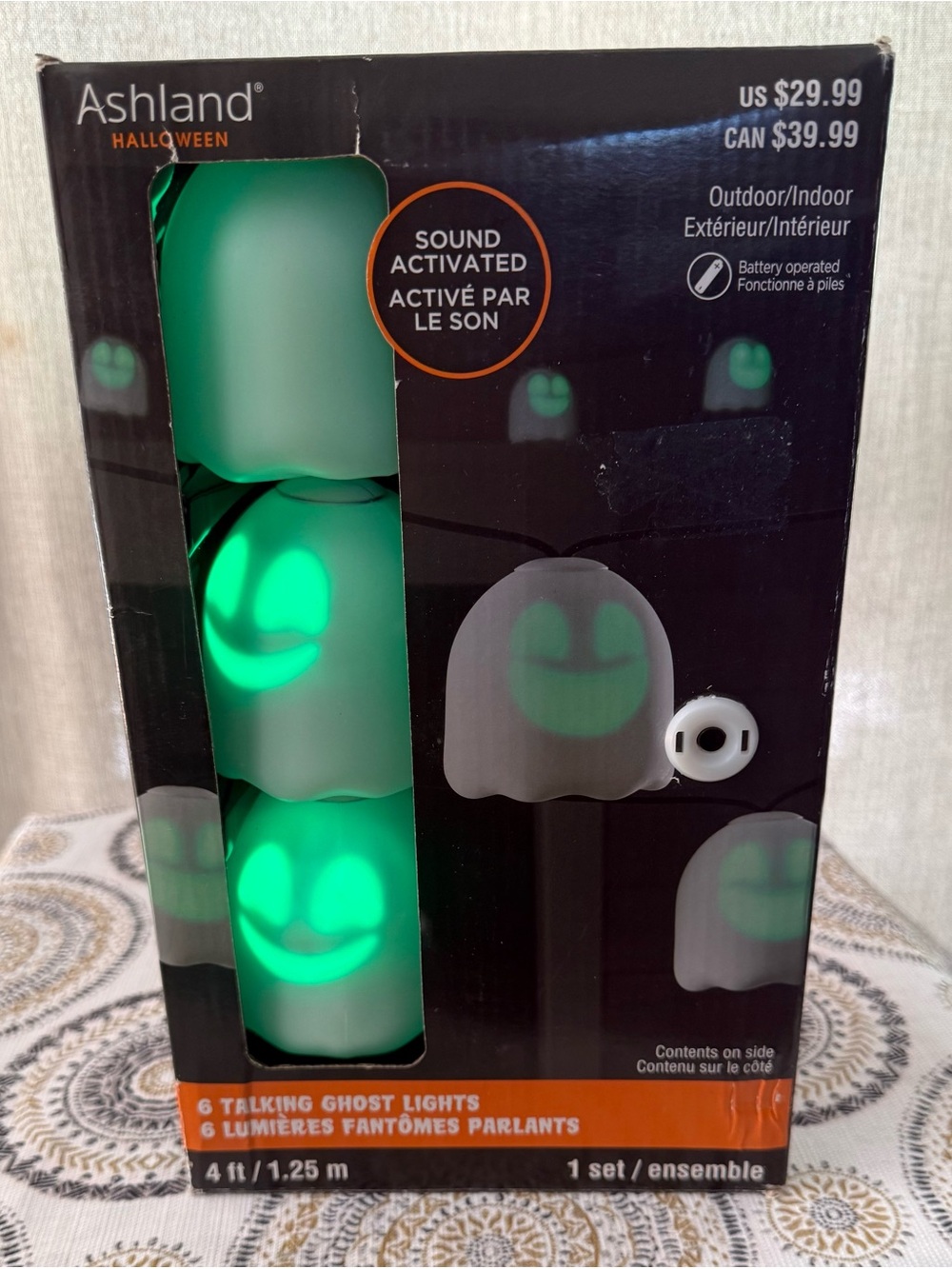 Ashland Green Glowing Ghost String Lights
